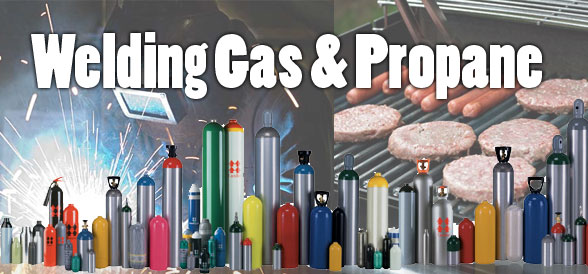 welding gas and propane refills